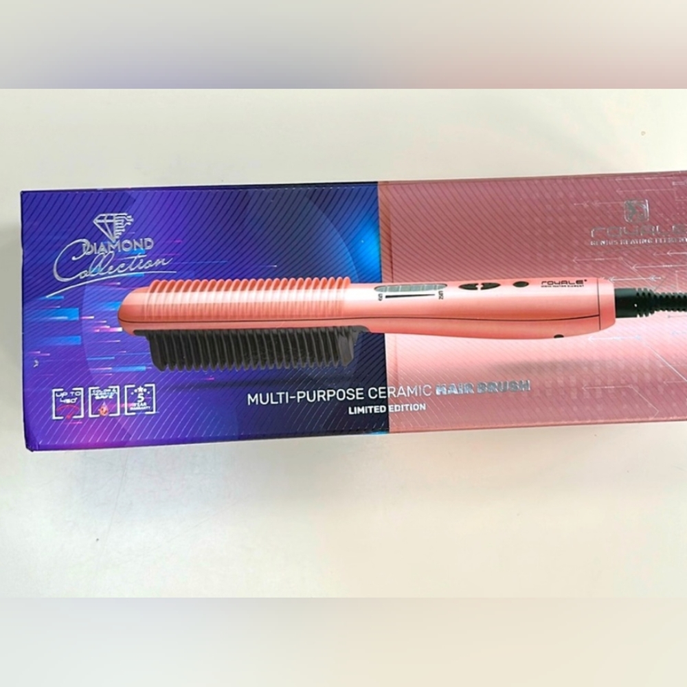 Multipurpose heated hair brush